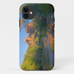 AZ, Arizona, Sedona, Crescent Moon Recreation iPhone 11 Case