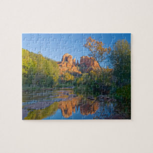 AZ, Arizona, Sedona, Crescent Moon Recreation Jigsaw Puzzle