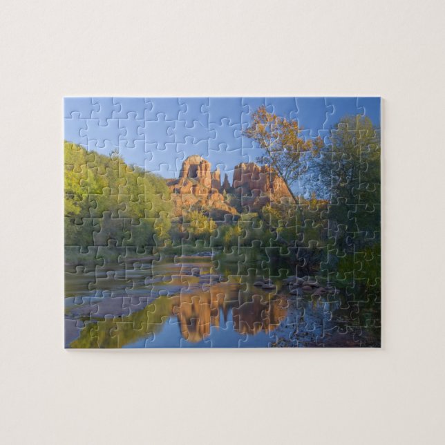 AZ, Arizona, Sedona, Crescent Moon Recreation Jigsaw Puzzle (Horizontal)