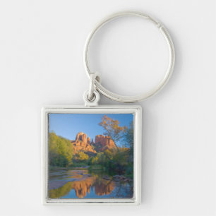 AZ, Arizona, Sedona, Crescent Moon Recreation Keychain