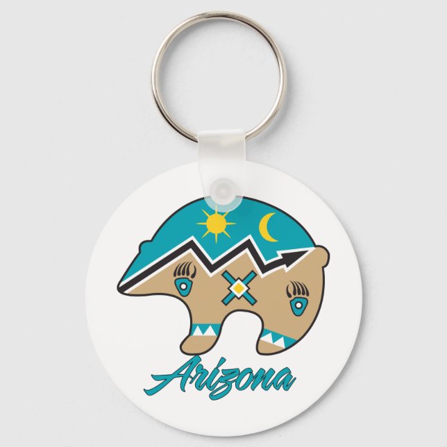 AZ Bear Clan Keychain (Front)