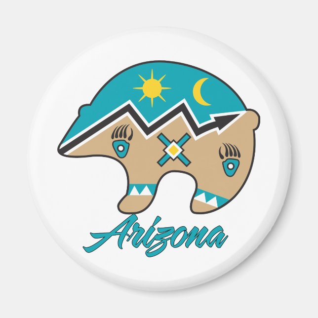 AZ Bear Clan Magnet (Front)