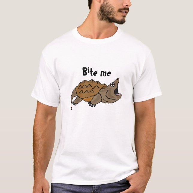 AZ- Bite me Snapping Turtle T-shirt (Front)