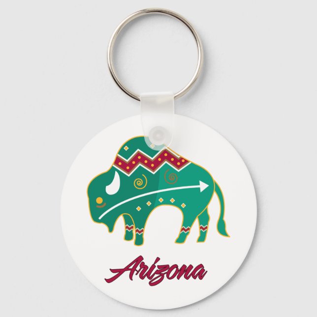AZ Buffalo Clan 2 Keychain (Front)