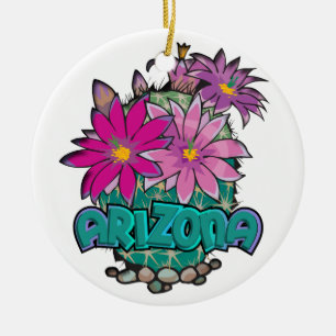 AZ Cactus Blooms Ornement