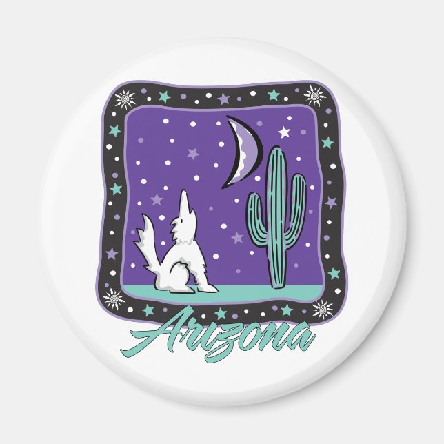 AZ-Coyote Magnet (Front)