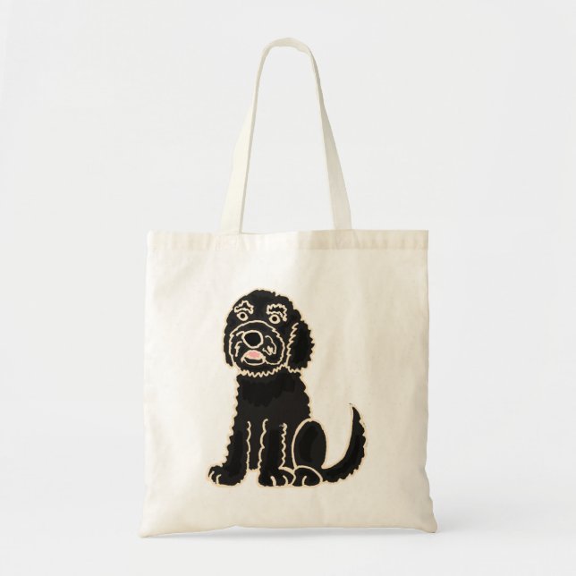 AZ- Cute Labradoodle Dog Bag (Front)