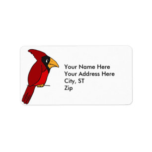 AZ- Funny Cardinal Address labels