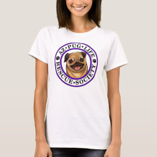 AZ Pug Life tank top with large centre logo
