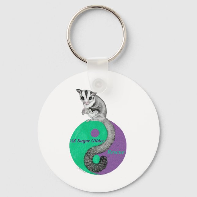 Az Sugar Glider Rescue Keychain (Front)