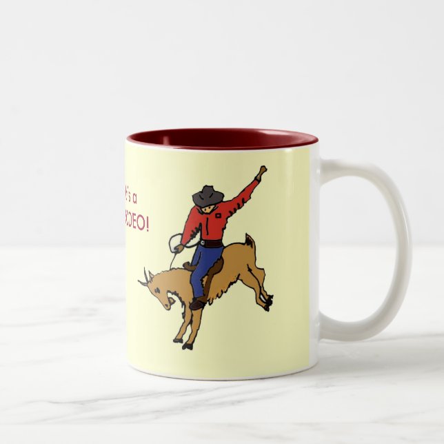 AZ- tasse de rodéo de chèvre (Droit)