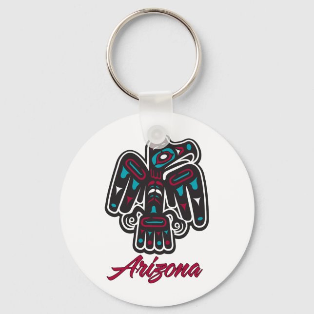AZ Thunderbird Clan Keychain (Front)