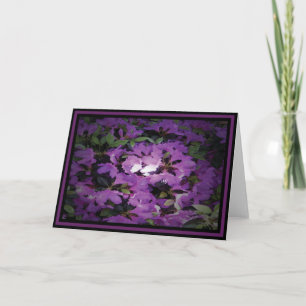 "Azalea" - Dark Purple Border GC Card