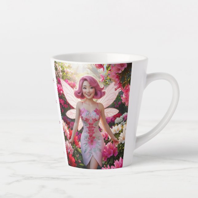 Azalea Fairy  Latte Mug (Right)