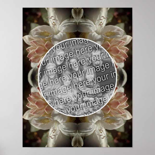 Azalea Flower Blossoms Tint Create Your Own Photo Poster (Front)