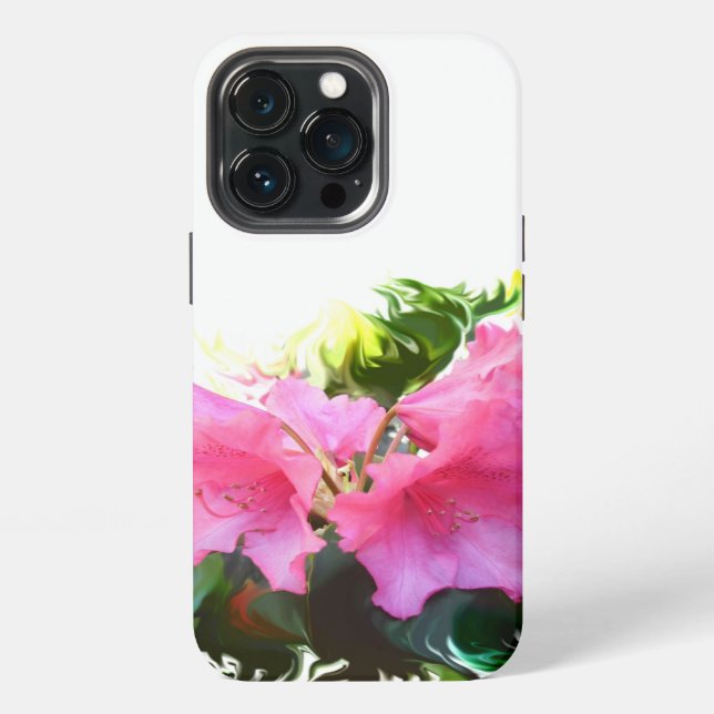 Azalea Flowers iPhone Case (Back)