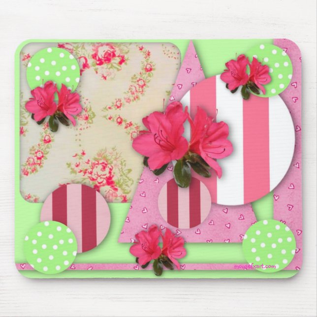Azalea Scrapbook Mousepad (Front)