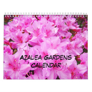 Azaleas Gardens Calendrier Rose Blanc Orange Azale