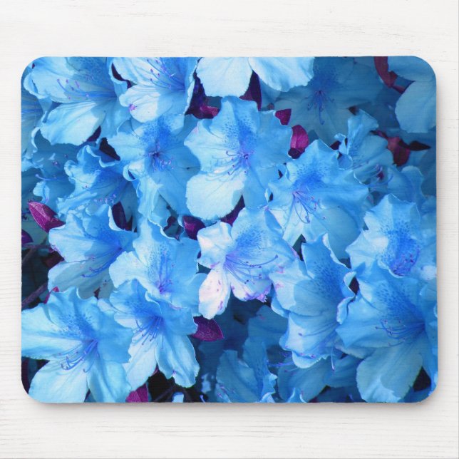 Azaleas in Blue Mouse Pad (Front)