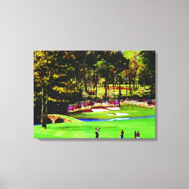 Azaleas On The 12th on Canvas Replica (Front)