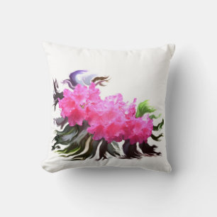Azaleas Throw Pillow