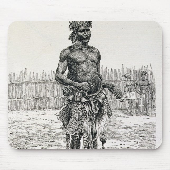 Azandeh  Binsa or Witch Doctor Mouse Pad (Front)