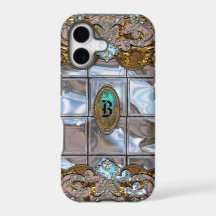 Azapothic Girly Gleemer Monogramme de Protection