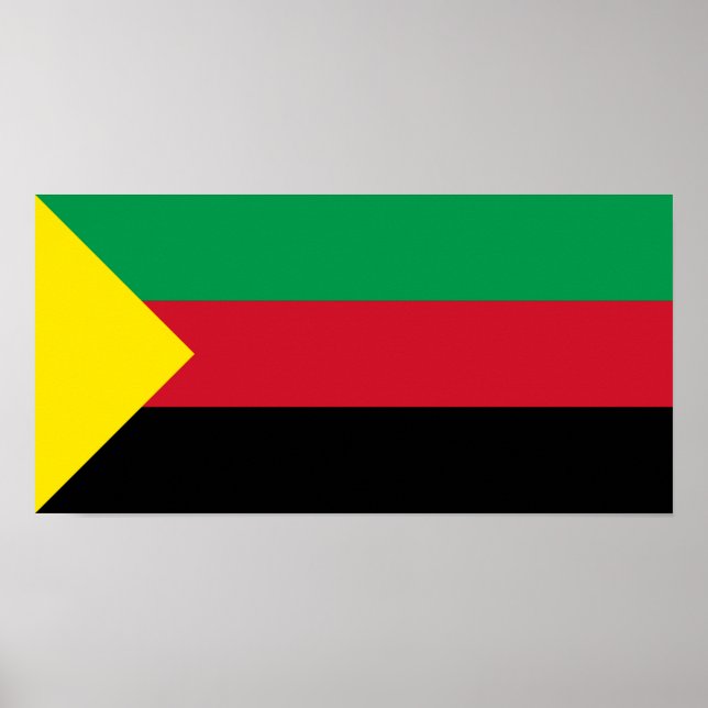 Azawad Flag Poster (Front)