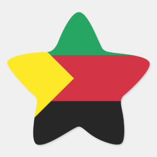 Azawad Flag Star Sticker