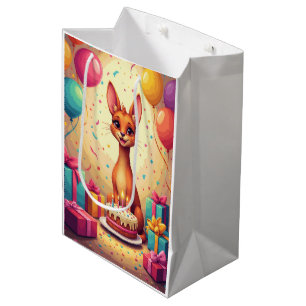 Azawakh Birthday Celebration Medium Gift Bag