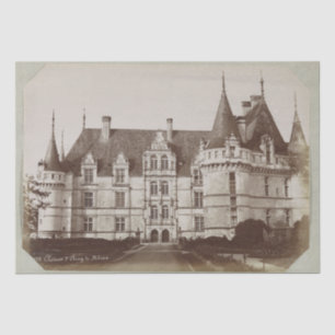 Azay le Rideau Château Decoupage Renaissance Tissue Paper
