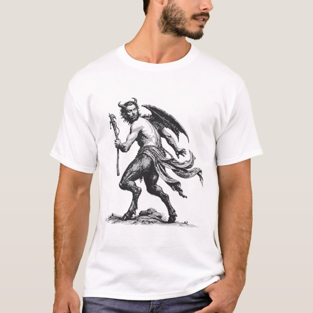 Azazel A Mythical Eldrich T-Shirt (Front)