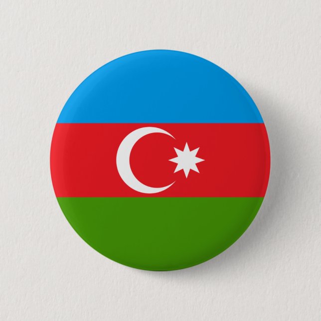 Azerbaijan 2 Inch Round Button (Front)