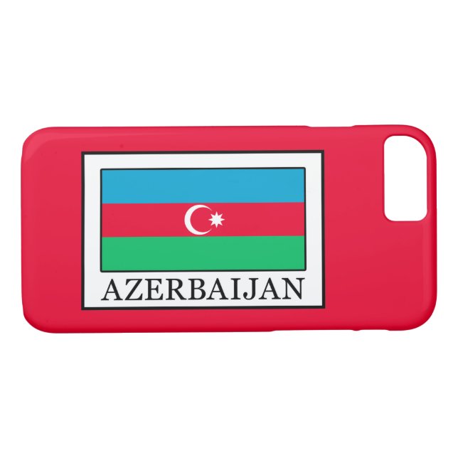 Azerbaijan Case-Mate iPhone Case (Back (Horizontal))