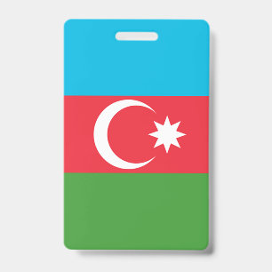 Azerbaijan Flag Badge