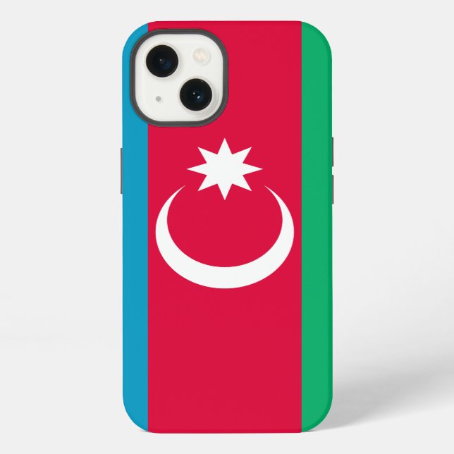 Azerbaijan Flag iPhone Case (Back)