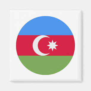 Azerbaijan Flag Magnet