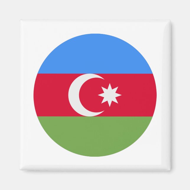 Azerbaijan Flag Magnet (Front)