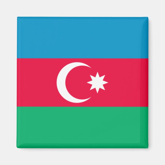 Azerbaijan Flag Magnet (Front)