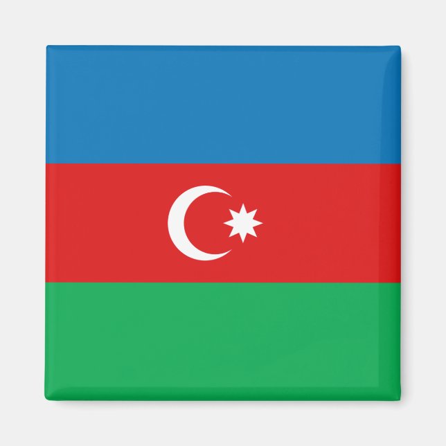 Azerbaijan Flag Magnet (Front)