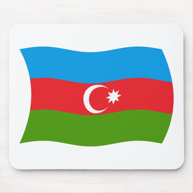 Azerbaijan Flag Mousepad (Front)