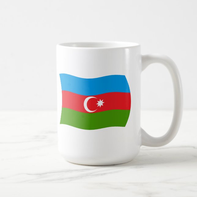 Azerbaijan Flag Mug (Right)