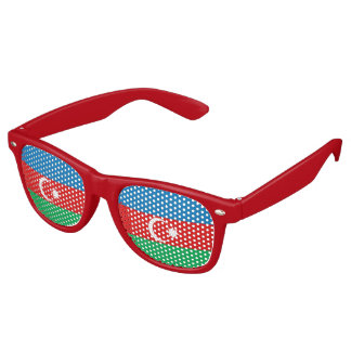 Azerbaijan Flag Retro Sunglasses