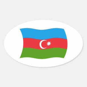 Azerbaijan Flag Sticker