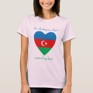 Azerbaijan Flag Sweetheart T-Shirt