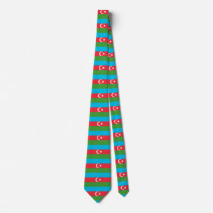 Azerbaijan Flag Tie