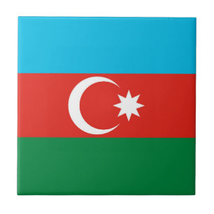 Azerbaijan flag tile