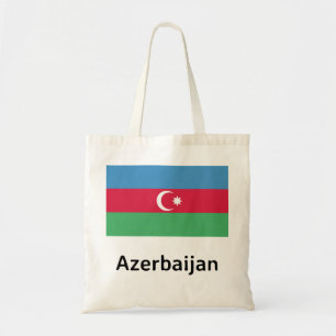 Azerbaijan Flag Tote Bag