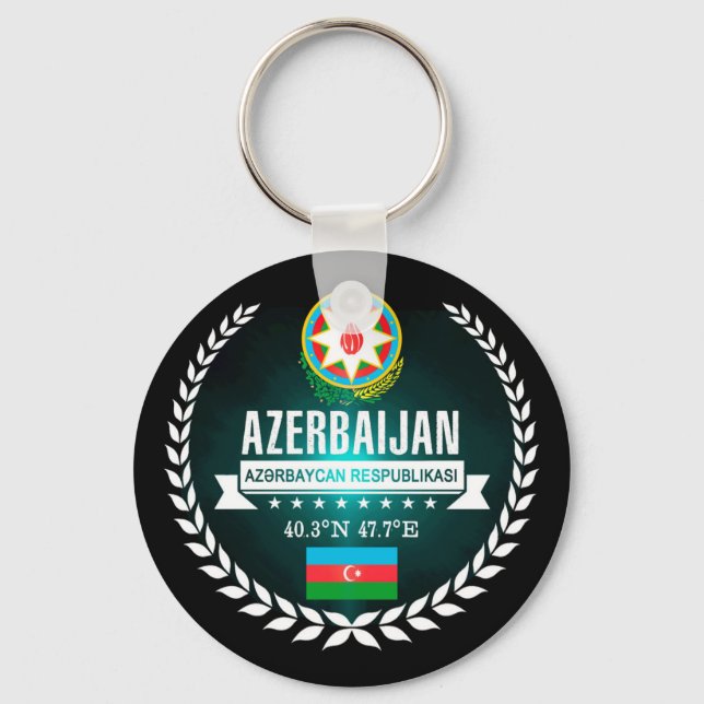 Azerbaijan Keychain (Front)