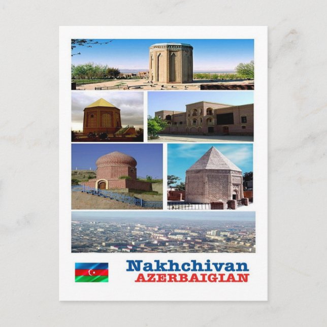 Azerbaijan - Nakhchivan - Mosaic - Postcard (Front)
